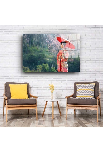 Aras Glass Art Asyalı Kadın Cam Tablo