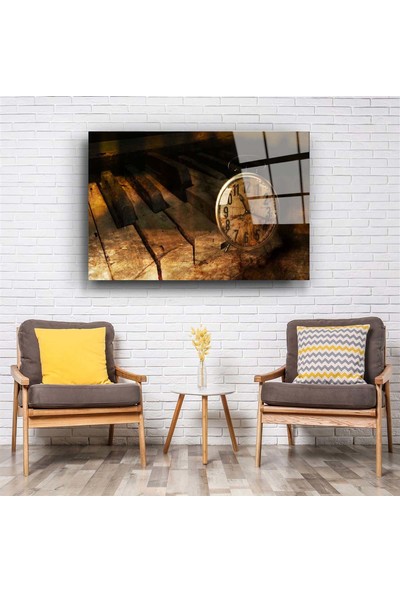 Aras Glass Art Piyano 4 Cam Tablo