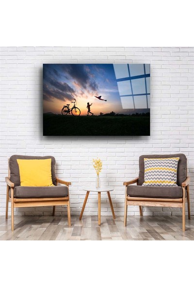 Aras Glass Art Gün Batımı Cam Tablo