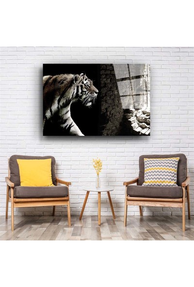 Aras Glass Art Kafeste Kaplan Cam Tablo