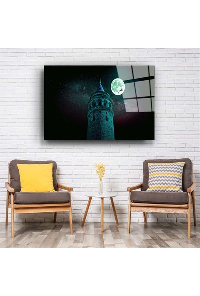 Aras Glass Art Galata Kulesi 2 Cam Tablo