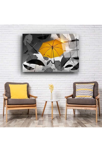 Aras Glass Art Şemsiyeler Cam Tablo