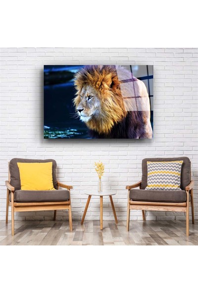 Aras Glass Art Aslan 9 Cam Tablo