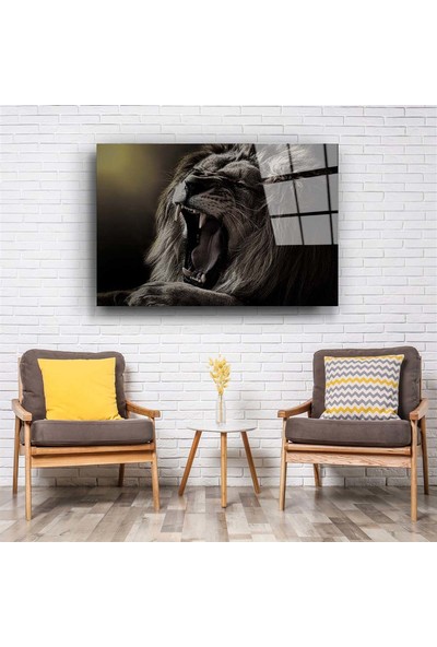 Aras Glass Art Aslan 11 Cam Tablo