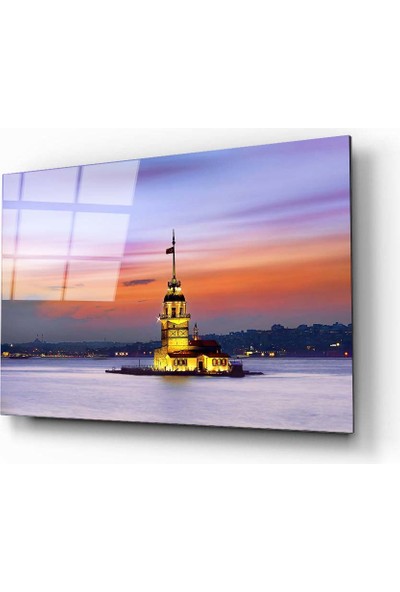 Aras Glass Art Kız Kulesi 3 Cam Tablo