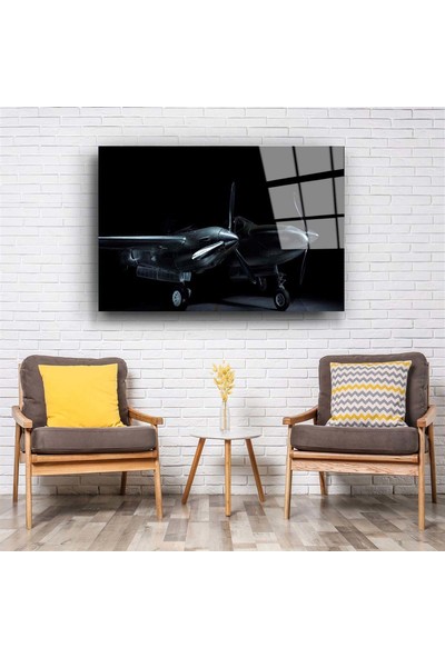 Aras Glass Art Uçak Cam Tablo