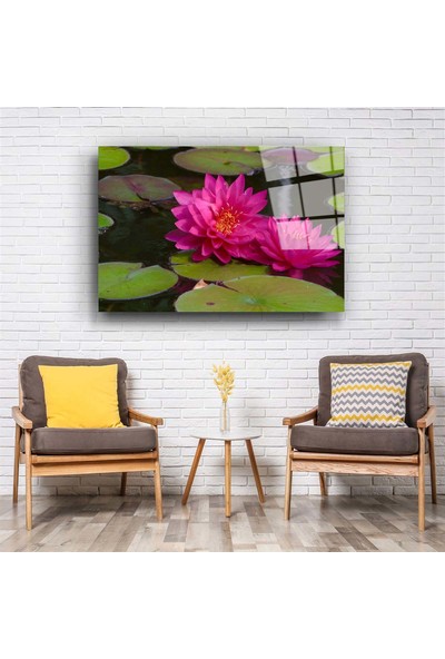 Aras Glass Art Çiçek 4 Cam Tablo