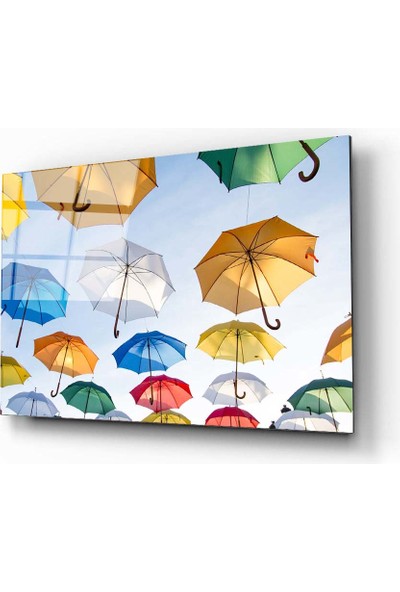 Aras Glass Art Şemsiyeler 3 Cam Tablo