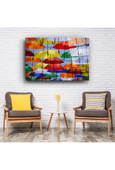 Aras Glass Art Şemsiyeler 4 Cam Tablo