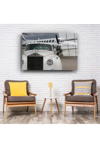 Aras Glass Art Uçak 3 Cam Tablo