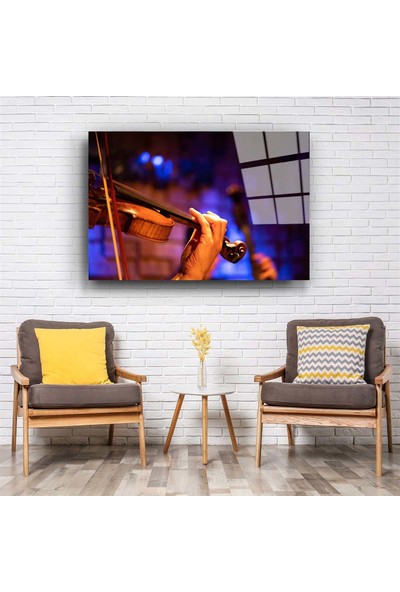 Aras Glass Art Keman 3 Cam Tablo