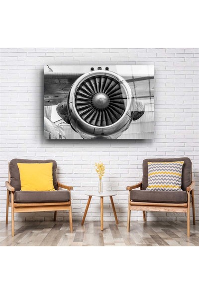 Aras Glass Art Uçak 4 Cam Tablo