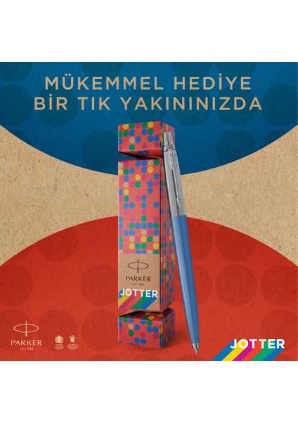 Pk Jotter  Kutu Mavi Tükenmez