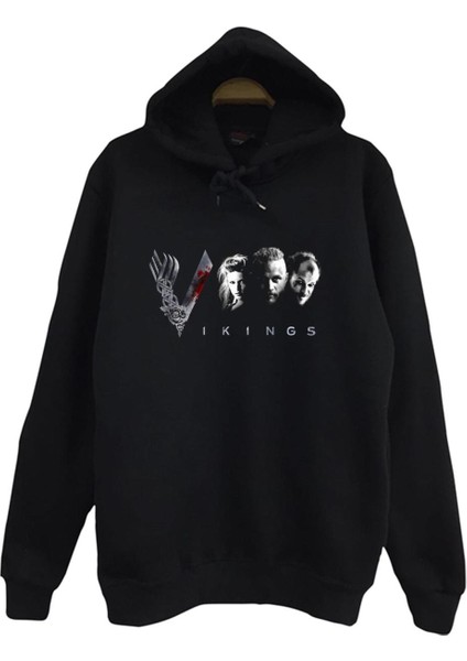 Vikings Baskılı Çocuk Sweatshirt
