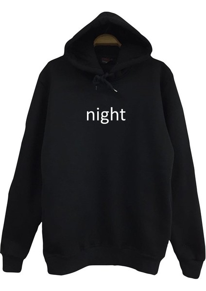 Night Baskılı Çocuk Sweatshirt