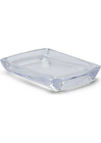 Biga Katı Sabunluk Şeffaf Krom