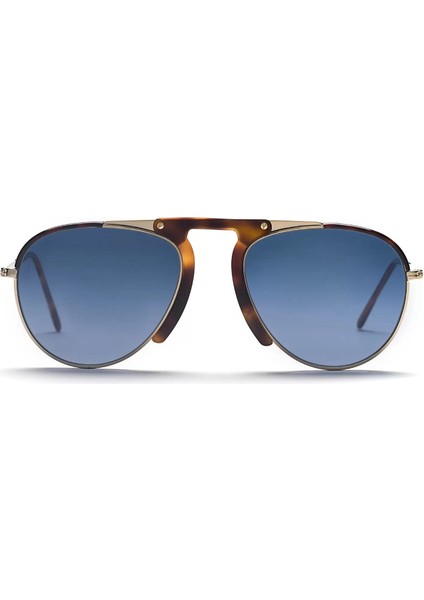 Lgr Zeraf Gold / Havana Maculato 02 // Blue Hd Unisex Güneş Gözlüğü modelleri