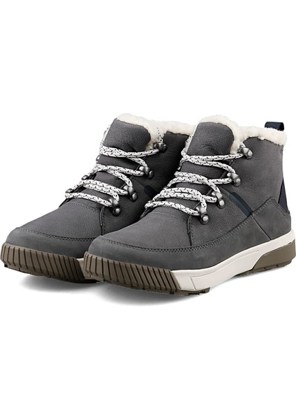 The North Face W Sierra Mid Lace Wp Kadın Kar Botu NF0A4T3X34N1 Gri