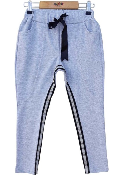 Toontoy Kız Çocuk Şerit Detaylı Eşofman Altı