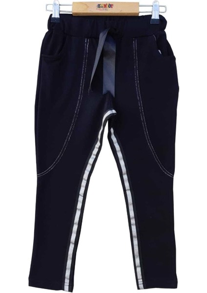 Toontoy Kız Çocuk Şerit Detaylı Eşofman Altı