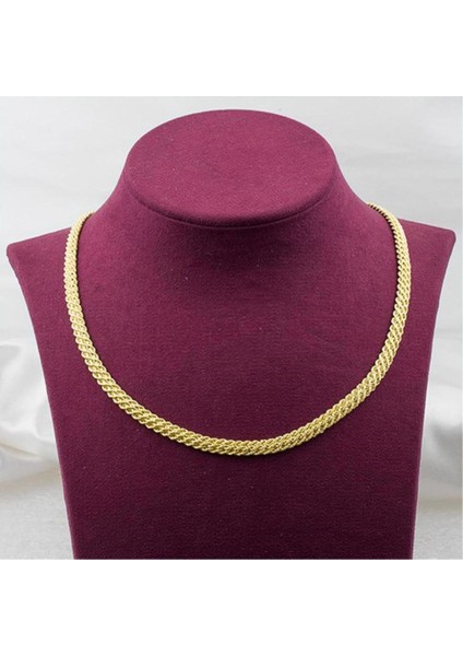 Örgü Zincir 14 Ayar Altın Gerdanlık fiyatları