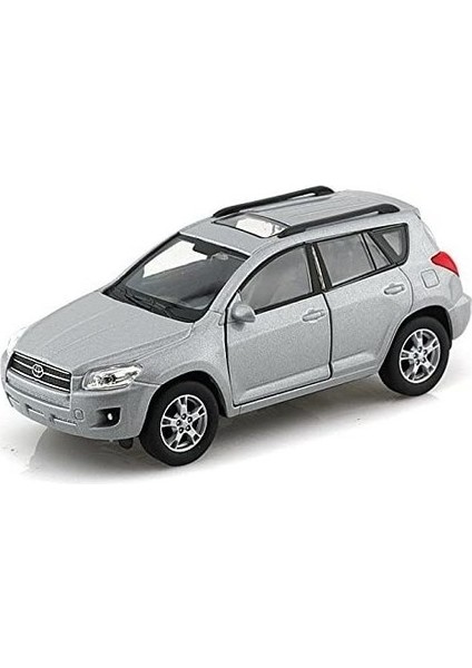 Toyota Rav4 1/36 Ölçek Çek Bırak Metal Model Oyuncak Araba Gri