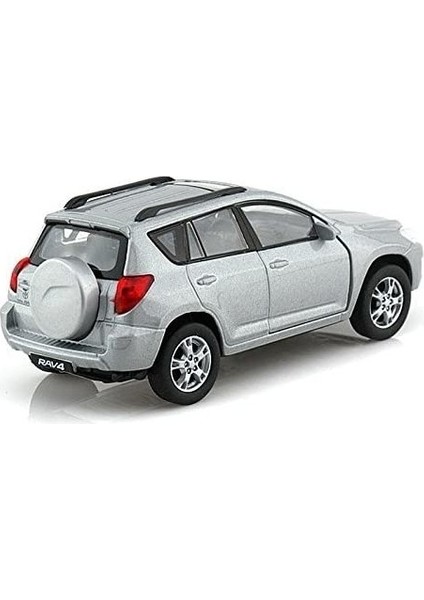 Toyota Rav4 1/36 Ölçek Çek Bırak Metal Model Oyuncak Araba Gri modelleri