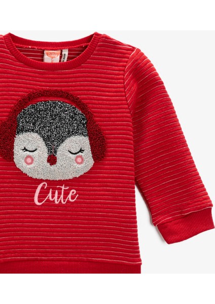 Islemeli Sweatshirt