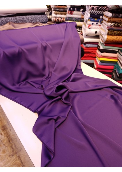 Ince Likra Saten Kumaş (150CM Eninde)