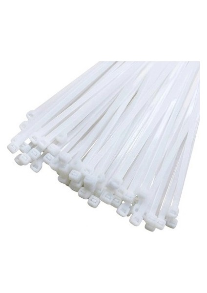 8148 Kupa Cırt Kelepçe Beyaz (Kablo Bağı) 3.6X250MM