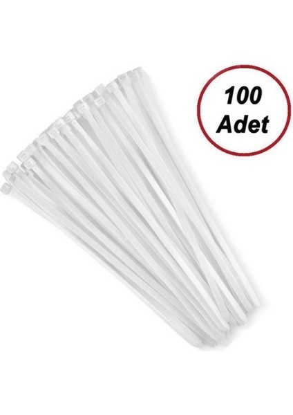 8148 Kupa Cırt Kelepçe Beyaz (Kablo Bağı) 3.6X250MM fiyatları