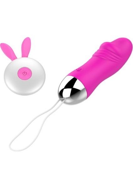 Lilitu Shop USB Şarjlı Uzaktan Kumandalı 12 Titreşimli Zevk Yumurtası