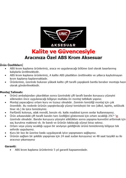 Citroen Berlingo Krom Ayna Kapağı 2008-2012 Abs Krom