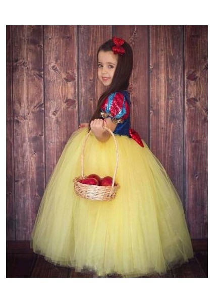 Pelerinli Tarlatanlı Pamuk Prenses Kostümü fırsatları