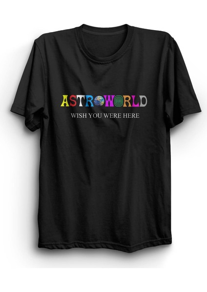 Astroworld Baskılı Tshirt