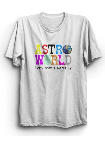 Astroworld Baskılı Tshirt