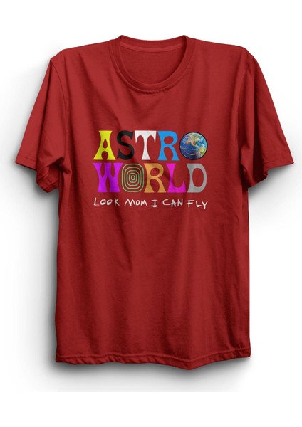 Astroworld Baskılı Tshirt