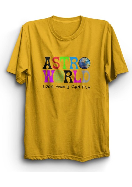 Astroworld Baskılı Tshirt