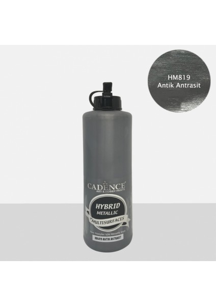 HM819 Metalik Antik Antrasit - Multisurfaces 500ML