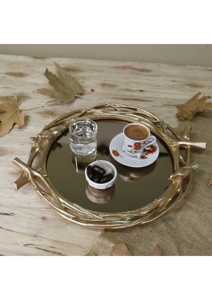 Mavera Aynalı Tepsi Vizon fırsatları