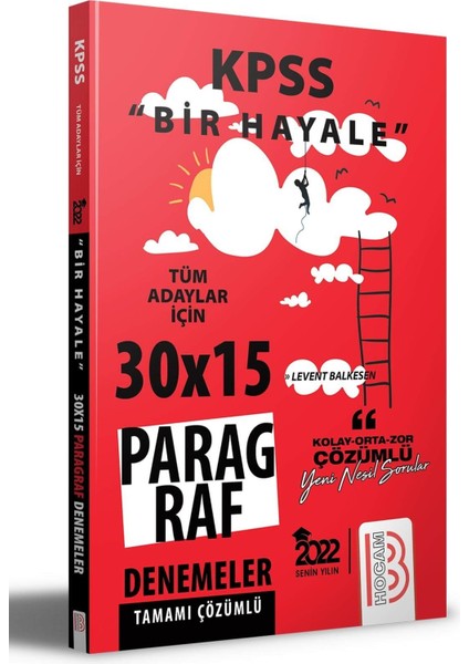 KPSS 2022 Bir Hayale Serisi Paragraf Denemeleri