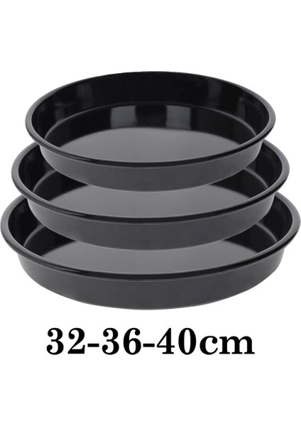 Hazar Pazar Emaye Fırın Tepsi Seti 32/36/40 cm Boylarda 3 Tepsi