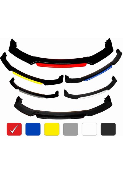 Chevrolet Aveo Ön Tampon Eki Kırmızı Bodykit Karlık Lip fiyatları