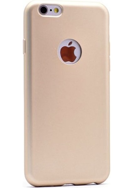 Apple iPhone 6 6s Kılıf Premier Silikon Esnek Silikon Gold