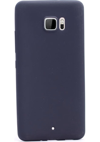 Htc U Ultra Kılıf Premier Silikon Kılıf+Nano Glass Ekran Koruyucu Siyah