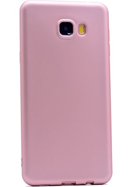 Samsung Galaxy C5 Kılıf Premier Silikon Kılıf Bronz