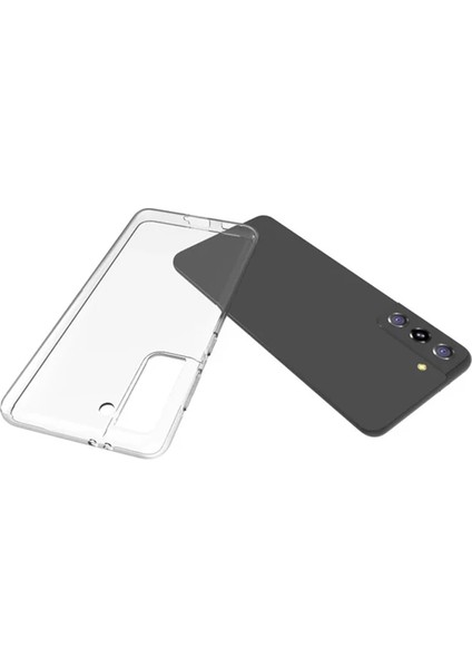 Samsung Galaxy S21 5g Kılıf Süper Silikon Şeffaf + Full Ekran Koruyucu Renksiz fiyatları