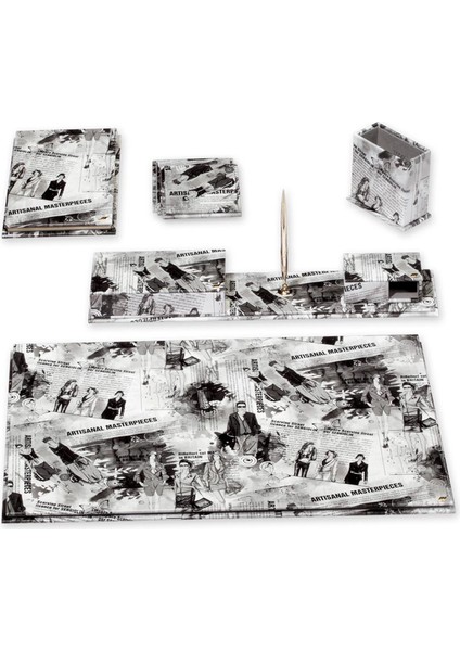 6250-336 Multicolor Suni Deri Sümen Takımı Butıque