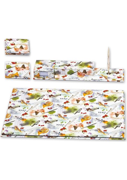 6450-352 Multicolor Suni Deri Sümen Takımı Jazz