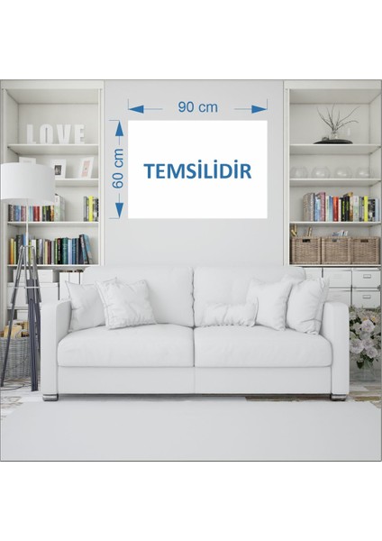 Dekoratif TASARIM35 Atatürk Canvas Tablo